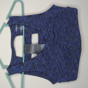 Torrid size 0X black and blue sports bra